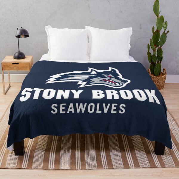 Stony Brook Seawolves Athletics Throw Blanket