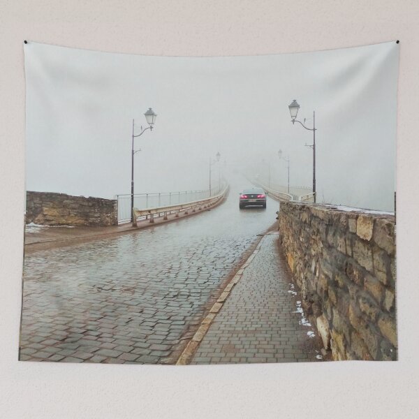 Item preview, Misty bridge leading to nowhere designed and sold by helenkaiy.