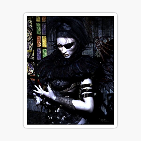 Darkness by V. Nicharico Sticker