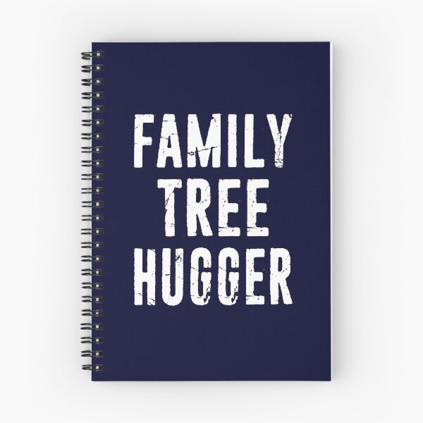 Item preview, Family Tree Hugger Funny Genealogist Genealogy Family History Distressed Typography designed and sold by niftee.