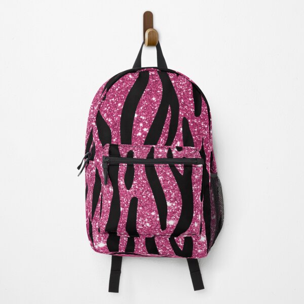 Item preview, Pink Rose Glitter Sparkly Tiger Pattern designed and sold by WOW TeesAndThings.