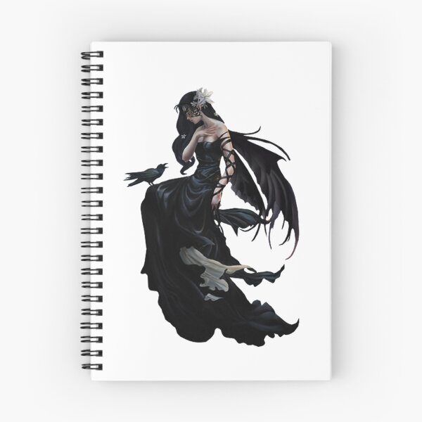 Item preview, Pretty Gothic lady with crow designed and sold by Luna Snaps.
