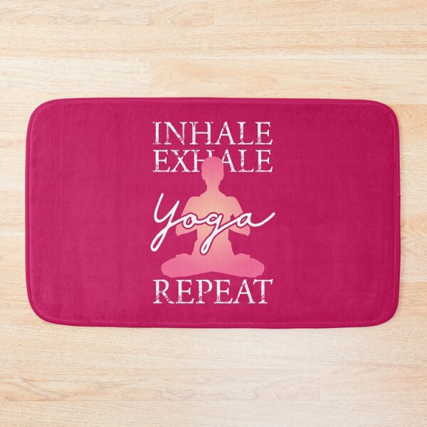 Item preview, Inhale Exhale Yoga Repeat Yoga Quote designed and sold by motivationaltee.