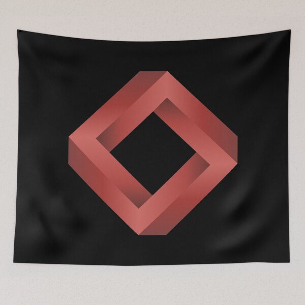 Item preview, Penrose Square ( Red ) designed and sold by pgons.