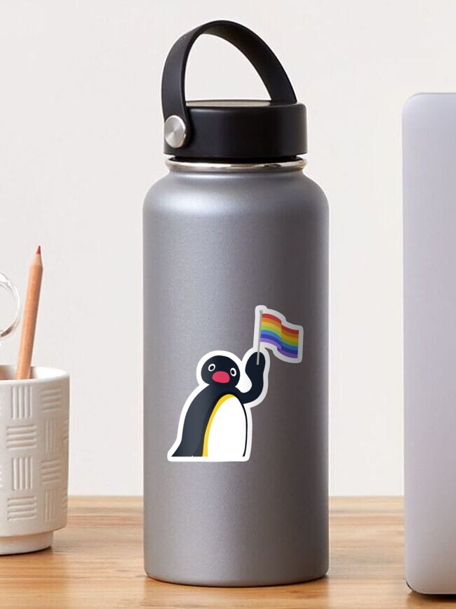Imagen 1 de 3, Pegatina con la obra Orgullo de Pingu, diseñada y vendida por taraelliott.
