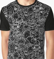 Creepies Collage Graphic T-Shirt