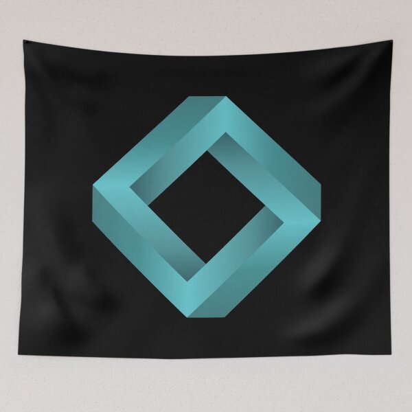 Item preview,  Penrose Square ( Teal ) designed and sold by pgons.