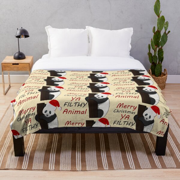 Item preview, Merry christmas ya filthy animal home alone panda designed and sold by DBkaushal.