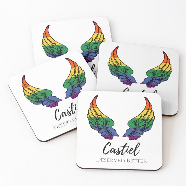 Item preview, Castiel deserved better rainbow wings 2 designed and sold by LannisterOnMars.