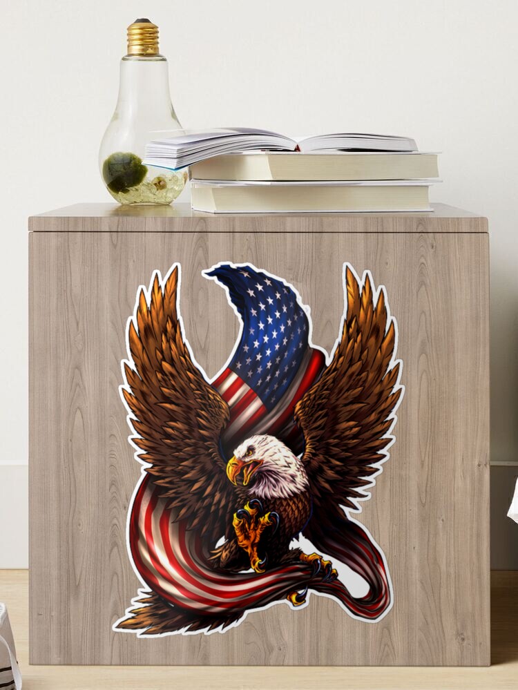 american eagle flag Poster for Sale by benny0291