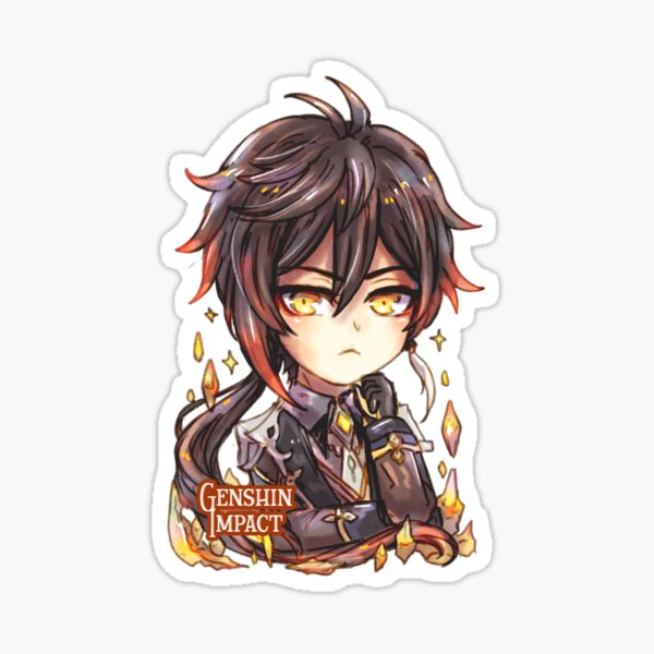Genshin Impact Bois: Zhong li Sticker