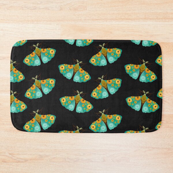 Item preview,  Forest moth folk art print designed and sold by Prita-D.