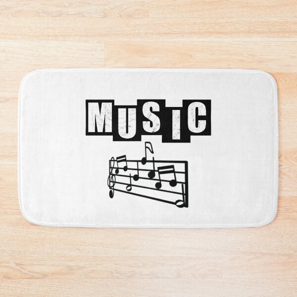 Item preview, Music with a score - White designed and sold by BusyMonkeys.