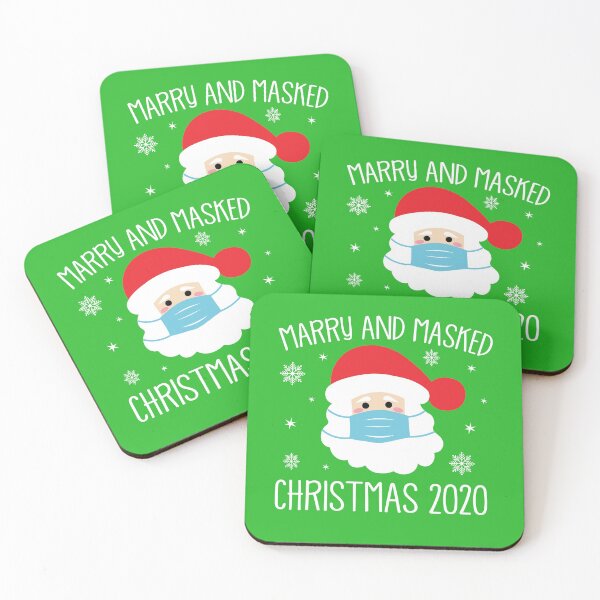 Item preview, Marry and Masked Quarantine Christmas designed and sold by duron4.