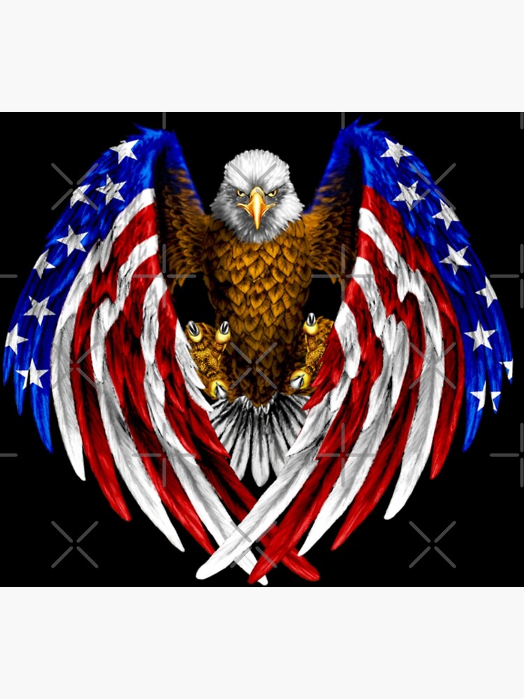 american eagle flag Poster for Sale by benny0291