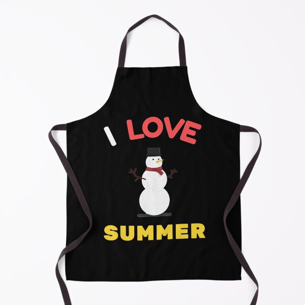 Item preview, Slightly Wrong I Love Summer Winter Snowman designed and sold by MariusMunteanu.