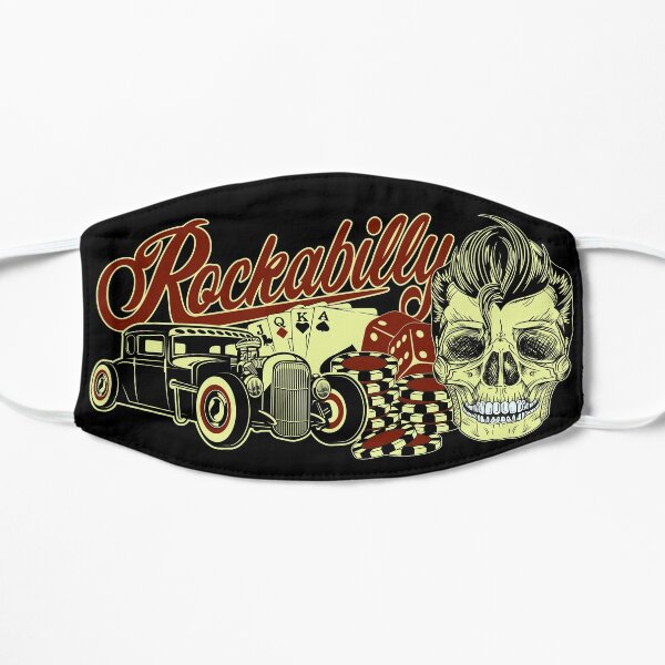 Rockabilly Flat Mask