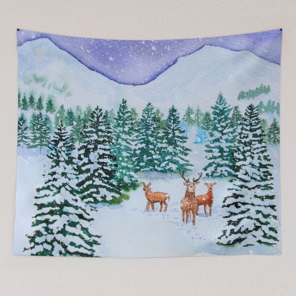 Item preview, Deer in snow at Glen Etive. designed and sold by John Ray.