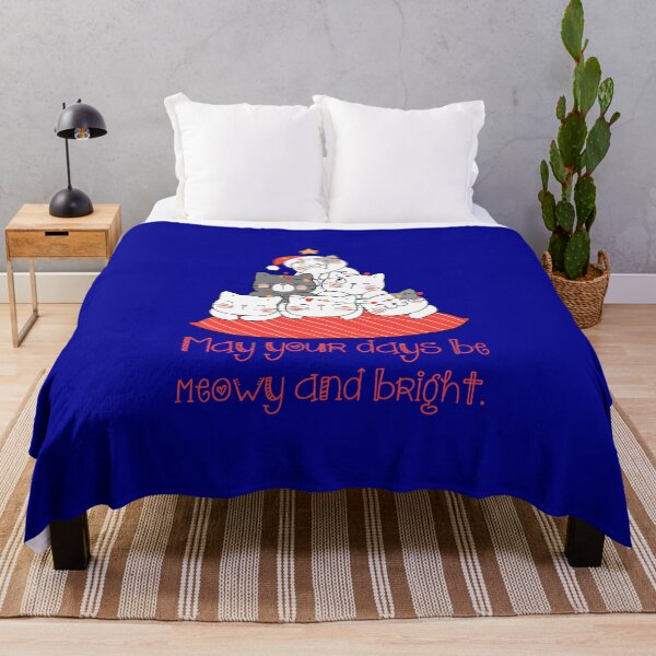 Item preview, Cute Cats light Christmas, Cat lover Xmas, May your days be Meowy and Bright designed and sold by ZEDPrintables.
