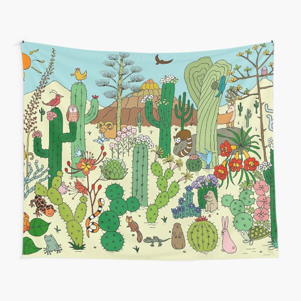 "Arizona Desert Museum" Tapestry for Sale by m-lapino  Redbubble