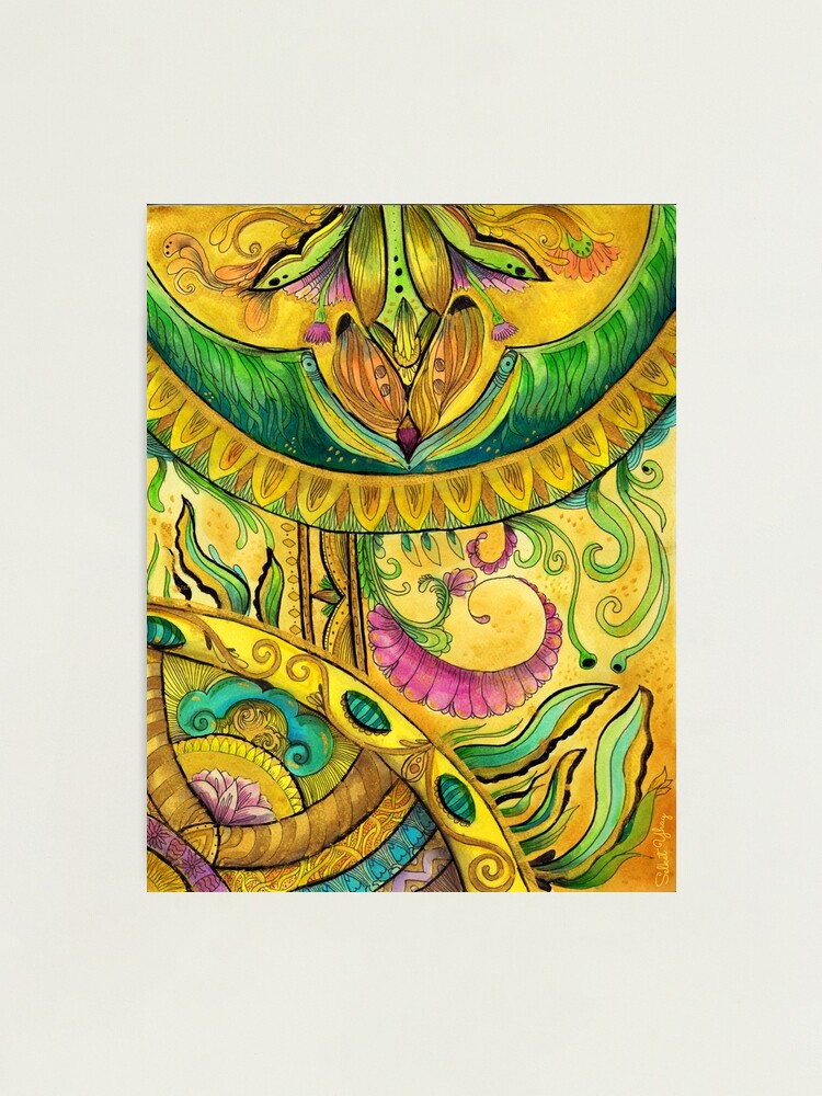 Alternate view of Baroque Organic Photographic Print