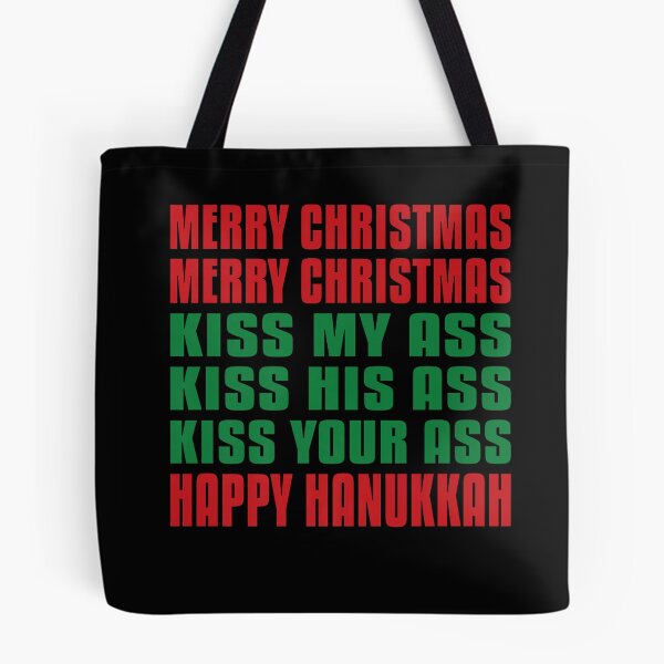 Item preview, Merry Christmas Kiss My Ass Funny Hanukkah designed and sold by MyintThan09.