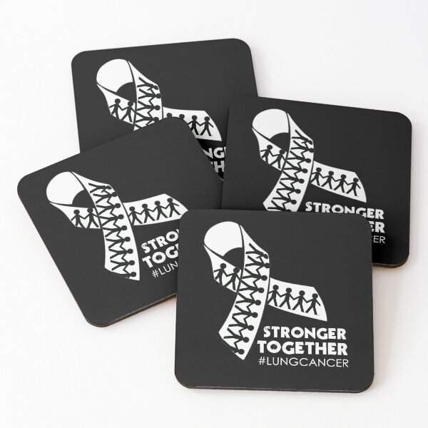 Item preview, Stronger together lung cancer designed and sold by mederDESIGNS.