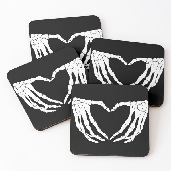 Item preview, Skeleton hands heart designed and sold by Mermaidssparkle.