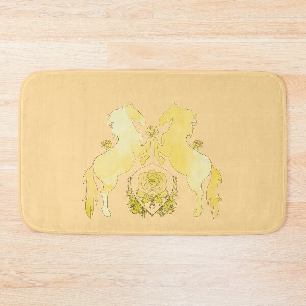 Item preview, Yellow horse and flowers designed and sold by Shadowsantos.