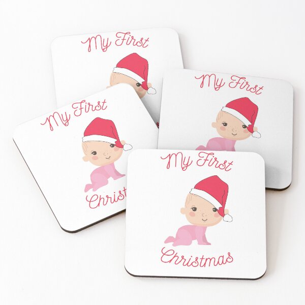 Item preview, My First Christmas - Baby's 1st Xmas - Girl designed and sold by ittybittyowl.