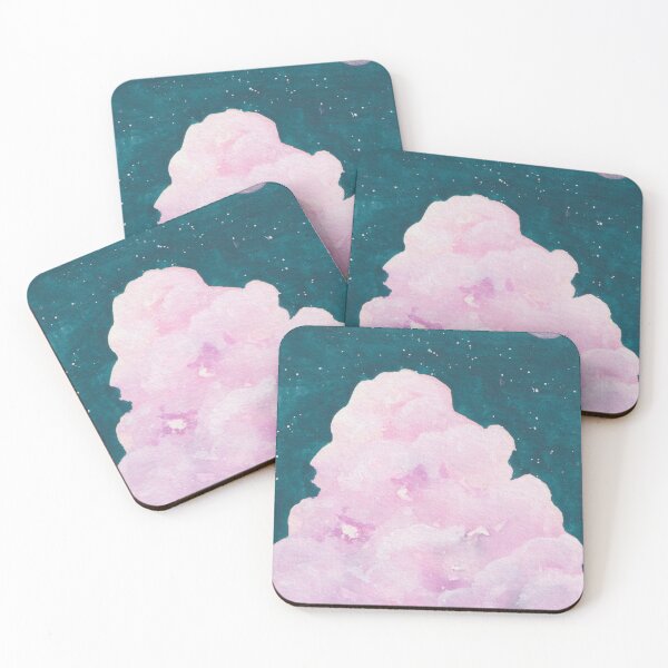 Item preview, Teal Sky with Candy Clouds designed and sold by Sershni.