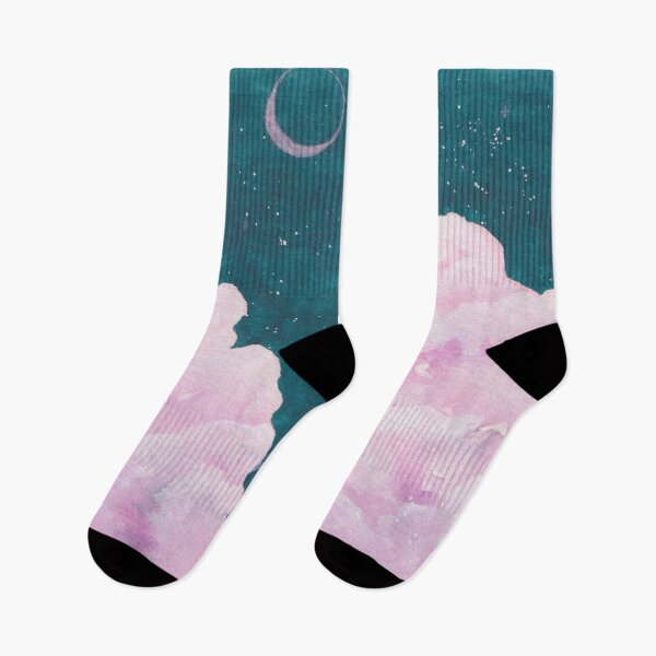 Item preview, Teal Sky with Candy Clouds designed and sold by Sershni.