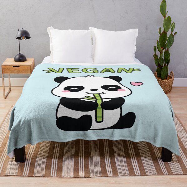 Item preview, Cute Little Panda Enjoys Being Vegan designed and sold by rustydoodle.