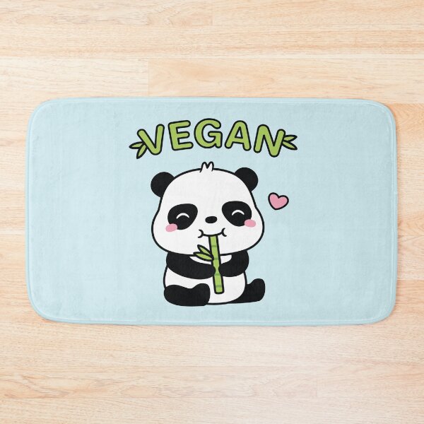 Item preview, Cute Little Panda Enjoys Being Vegan designed and sold by rustydoodle.