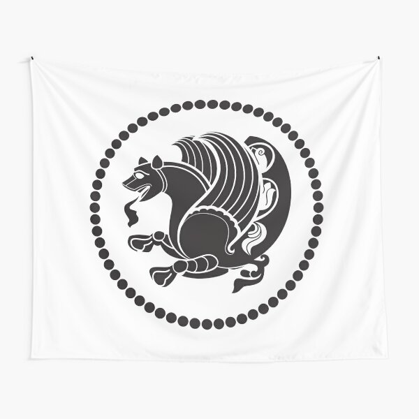 Simurgh is the royal emblem of the Sassanian Empire #Simurgh #royalemblem #SassanianEmpire #royal #emblem #Sassanian #Empire Tapestry