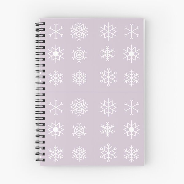 Item preview, Patrón de copos de nieve en púrpura pastel designed and sold by AngelsOnline.