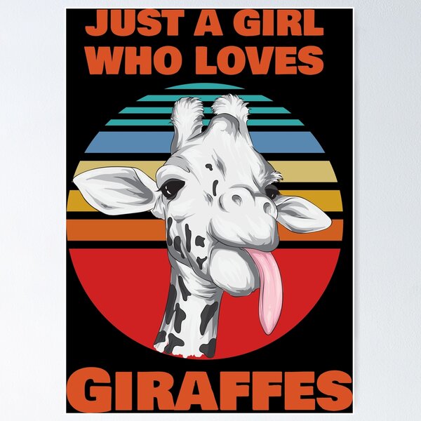 Item preview, Just A Girl Who Loves Giraffes Funny Giraffes Lover Gift designed and sold by saadtraibiz.