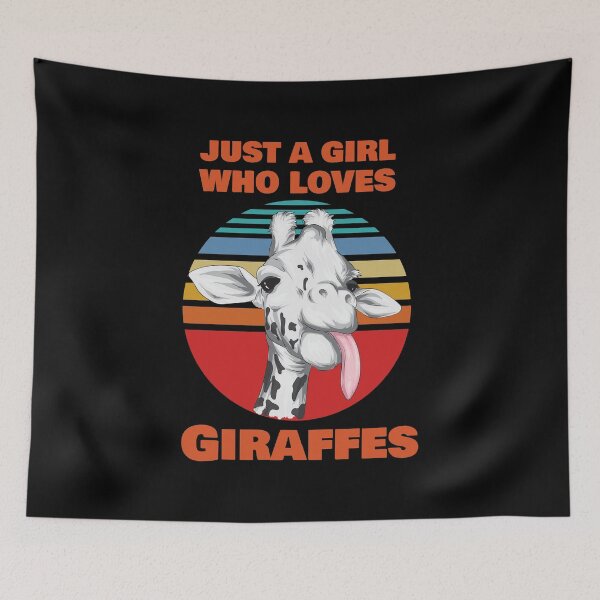 Item preview, Just A Girl Who Loves Giraffes Funny Giraffes Lover Gift designed and sold by saadtraibiz.