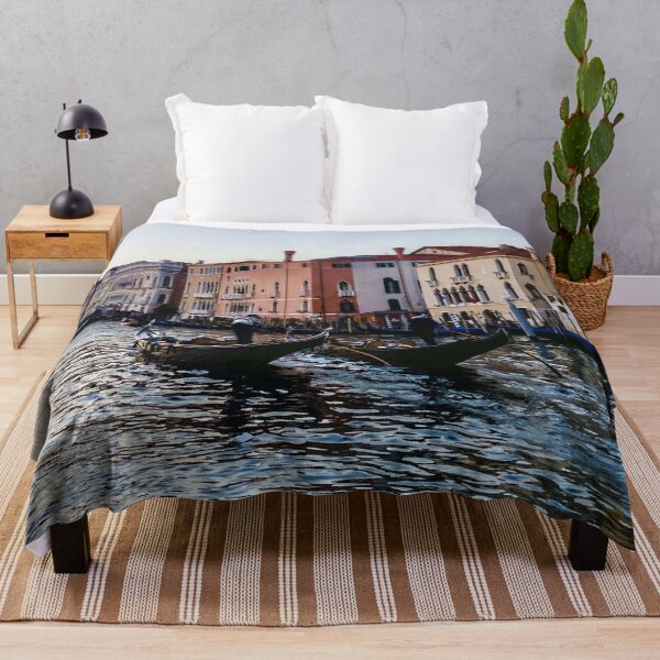 Item preview, Impressions of Venice - Glossy Water Gondolas on the Grand Canal designed and sold by Georgia Mizuleva.