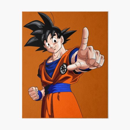 Son Goku Child Art Board Print by matthieu jouannet