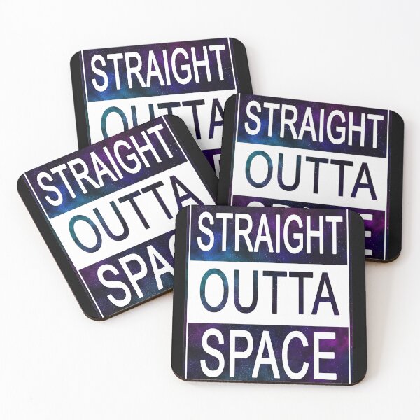Item preview, Straight outta space designed and sold by felinefeelings.