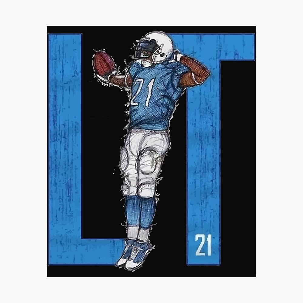 NFL Chargers LaDanian Tomlinson Men's Caricature T-Shirt 