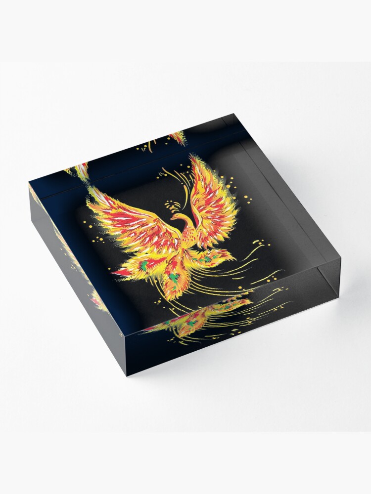 Alternate view of Русская народная сказка "Жар-птица" ("Иван - царевич и серый волк") (Russian folktale "The Firebird") Acrylic Block