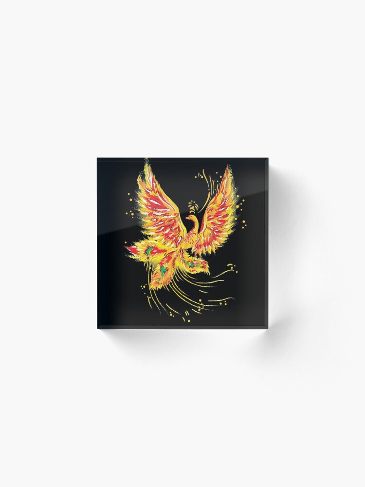 Alternate view of Русская народная сказка "Жар-птица" ("Иван - царевич и серый волк") (Russian folktale "The Firebird") Acrylic Block
