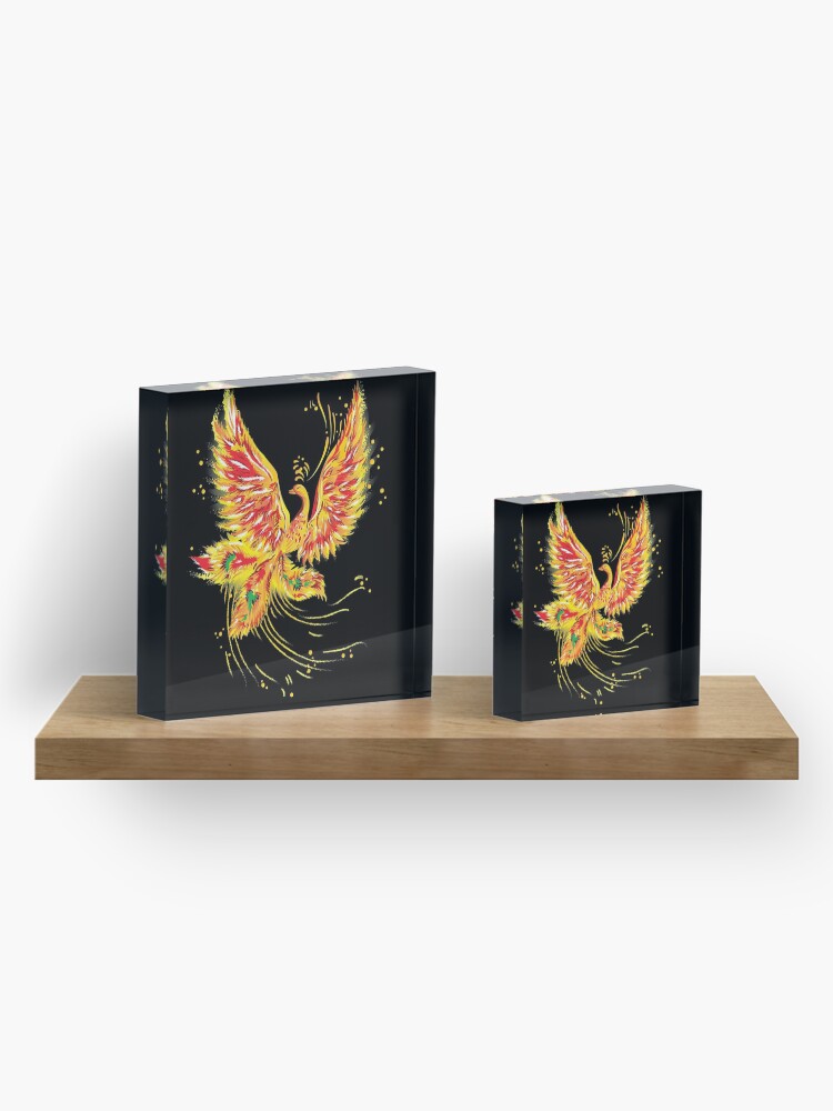 Alternate view of Русская народная сказка "Жар-птица" ("Иван - царевич и серый волк") (Russian folktale "The Firebird") Acrylic Block