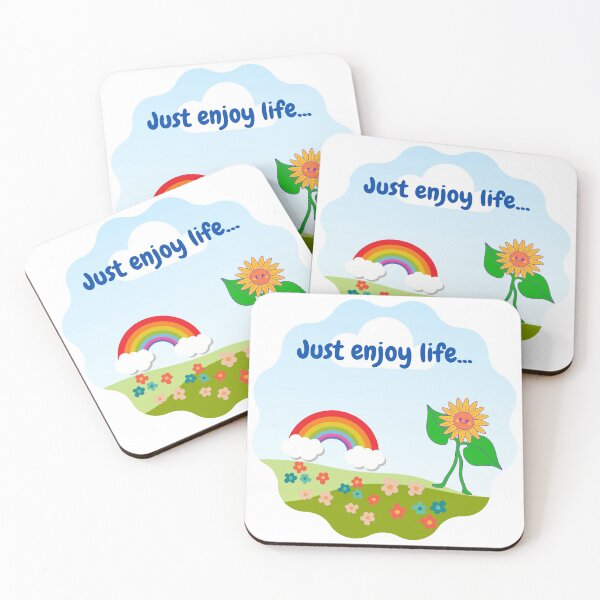 Item preview, Just enjoy life! designed and sold by SunQuestDD.