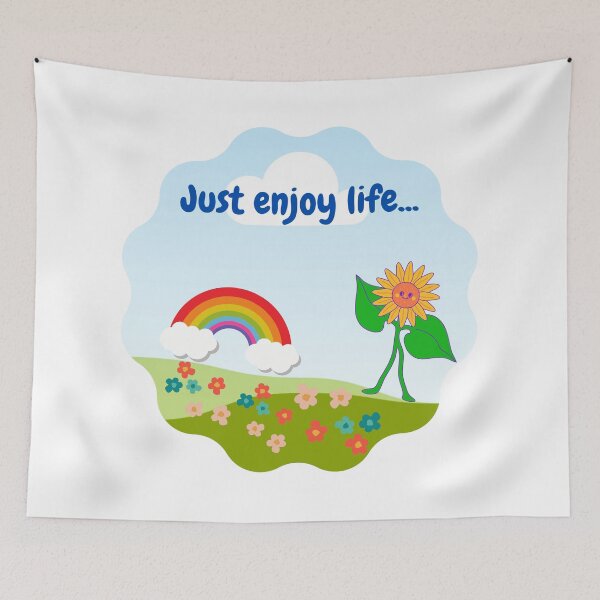 Item preview, Just enjoy life! designed and sold by SunQuestDD.