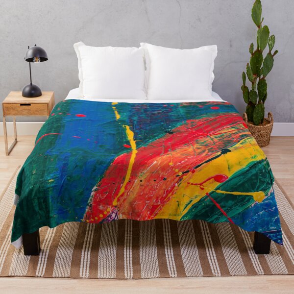 Item preview, Abstract Art Rainbow Painting designed and sold by Walk-It-Off.