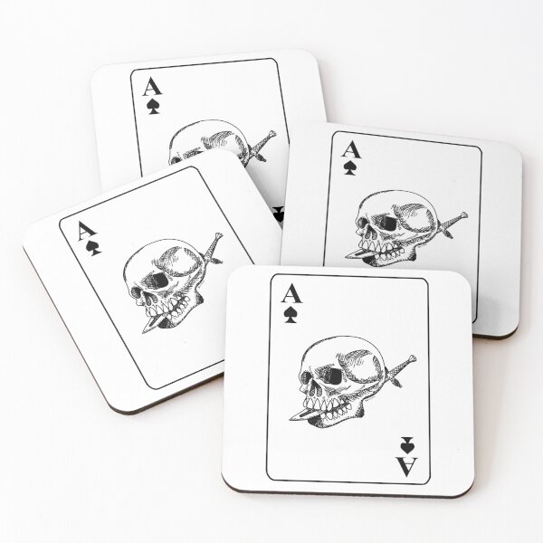 Item preview, Skull Ace of Spades designed and sold by ClownGoddess.