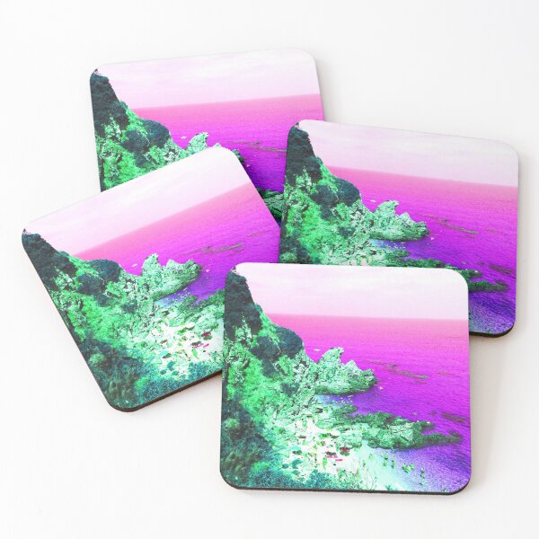 Item preview, Edited photo of a Cliff with violet filter! designed and sold by 360DESIGNING.